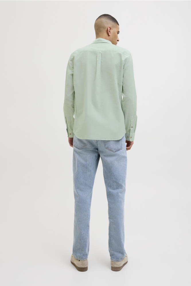 JJESUMMER SHIRT LS SN 12269315 ICEBERG GREEN
